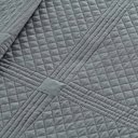 Ver imagem 5 de Kit Cobre Leito Colcha Clean Casal Dupla Face - Cinza