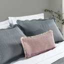 Ver imagem 6 de Kit Cobre Leito Colcha Clean Casal Dupla Face - Cinza