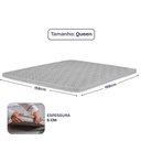 Ver imagem 6 de Pillow Top Queen Espuma D45 Firme 158x198x5cm - Bf Colchões