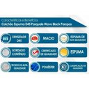 Ver imagem 3 de Conjunto Box Baú Casal: Colchão Espuma Paropas D45 Pasquale Wave Black + Base Crc Suede Black (