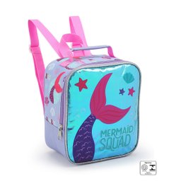 Kit Mochila Rodinhas Infantil Mermaid Sereia Lançamento Seanite Ser41448 - 2 Kit Mochila Rodinhas Infantil Mermaid Sereia Lançamento Seanite Ser41448 - 2