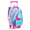 Kit Mochila Rodinhas Infantil Mermaid Sereia Lançamento Seanite Ser41448 - 3