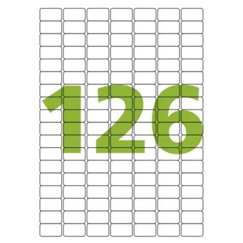 Etiqueta Inkjet Laser A4 Branca 26,0 X 15,0 Mm 1000 Fls Ca4349