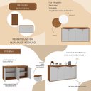 Ver mais imagens de Conjunto Escritório: Balcão Atendimento 6308 + Balcão 6292