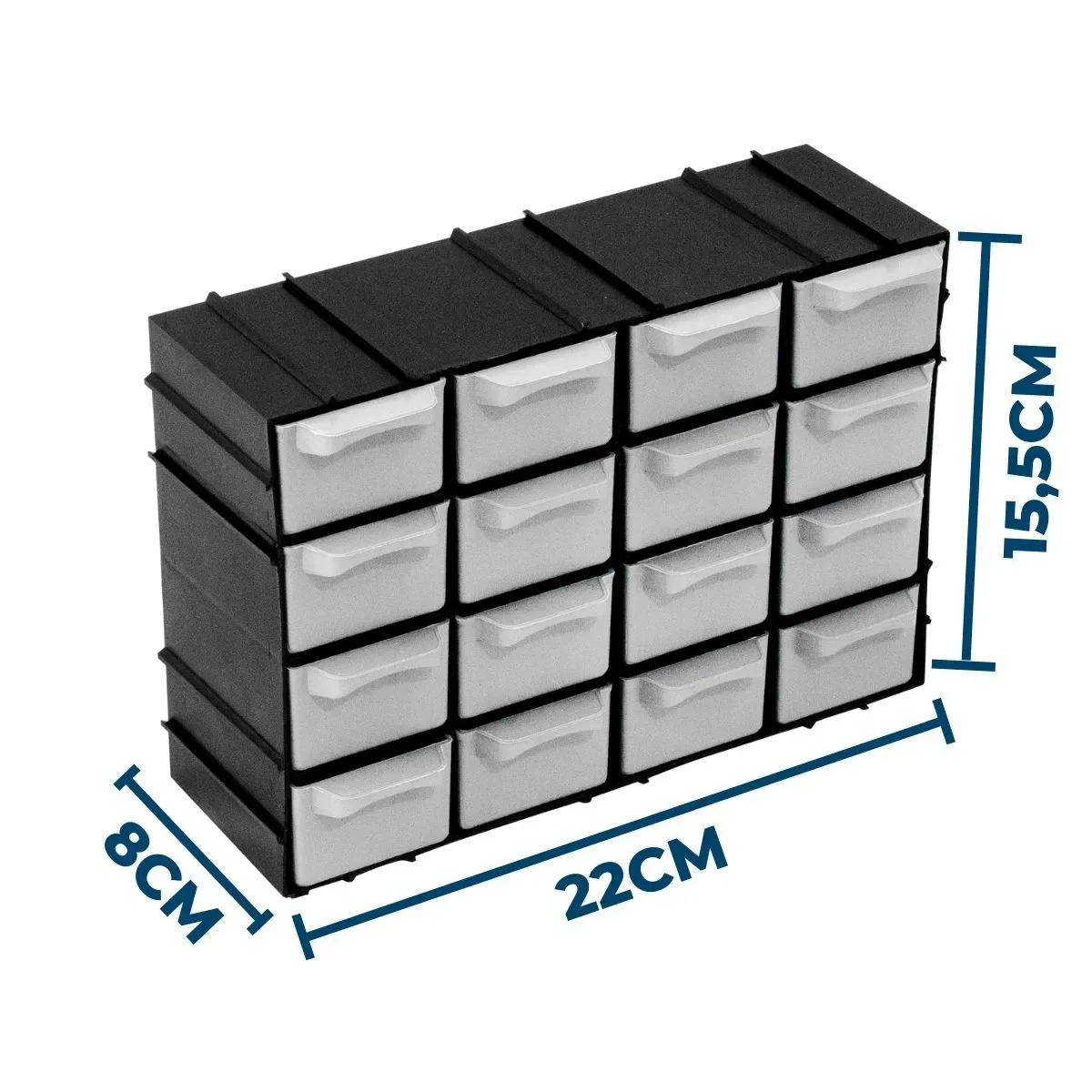 Kit Organizador 64 Gavetas para Ferramentas Arqplast - 3