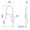 Ver imagem 2 de Monocomando Cozinha Mesa Inox Escovado Black Doc - Docol