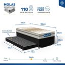 Ver imagem 7 de Cama Box Baú com Colchão de Molas Ensacadas Double Face Pillow Euro Alfa Probel + Auxiliar
