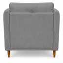 Ver imagem 4 de Kit 2 Poltronas Decorativa Luxo para Sala Consultório Escritório Recepção Aviv Linho Premium