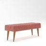 Recamier Puff Banqueta Estofado 1,30cm Casal Moderno - 1