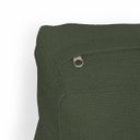 Ver imagem 5 de Almofada Decorativa Aviv Verde Cheia com Zíper 35x56 Linho para Sofá Cama Poltrona Fibra Siliconada
