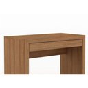 Ver imagem 3 de Mesa Para Home Office Com Gaveta Me4107 Amendoa Tecno Mobili