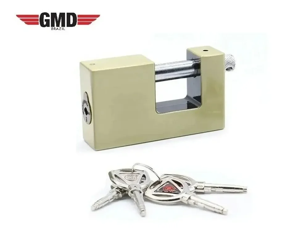 Cadeado para Corrente moto de Alta Segurança 90mm gmd - 6