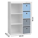 Ver imagem 2 de Estante Organizadora Colméia de Nichos Infantil Daniel 100% Mdf (livros) WoodCore