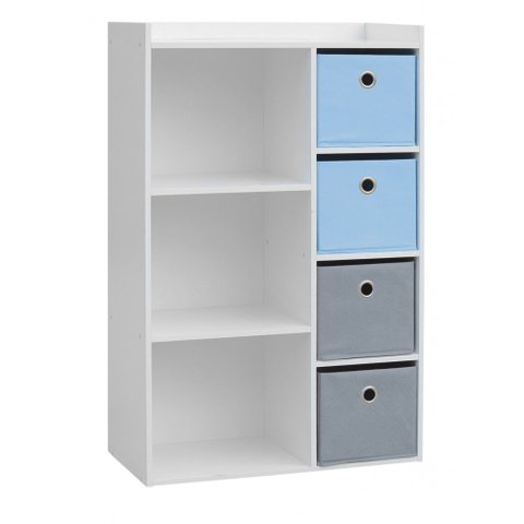Estante Organizadora Colméia de Nichos Infantil Daniel 100% Mdf (livros) WoodCore