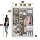 Ver imagem 3 de Guarda Roupa Robust 6 Portas 4 Gavetas Cor:Branco