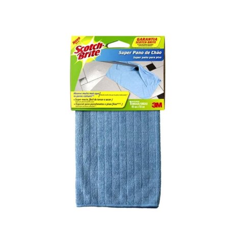 Super Pano de Chão 3m Scotch Brite Azul 59cm X 49cm
