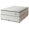 Cama Box Casal Queen Colchão Molas Guarda Costas Max com Pillow Probel Branco / Cinza - 1
