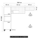 Ver imagem 4 de Armário de Cozinha Ema Freijó Uv/off Acetinado/ripado Frisado Z44 - Mpozenato