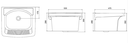 Ver imagem 2 de Tanque Branco 28 Lts m c/Mesa 53,5x48,5x30,0 cm - Celite