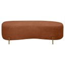Ver imagem 2 de Puff Decorativo Banqueta Orgânico Feijão Curvo Maitê 138cm Bouclê:terracota