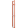 Estrutura Metálica Suporte para Prateleira Industrial 3 Níveis Rose Gold - 1