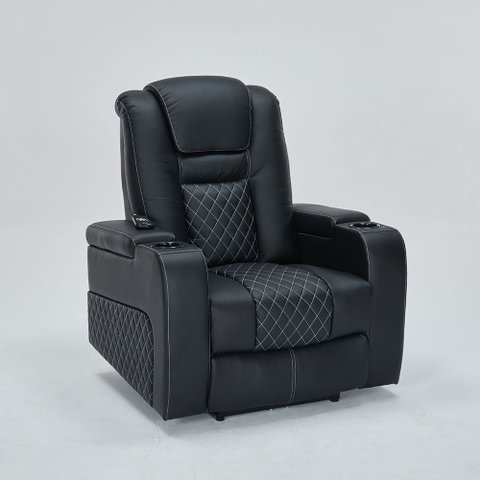 Poltrona do Papai Elétrica Gamer Chicago com Aquecimento Massagem Porta Copos Entrada Usb/usb-c Pu P