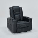 Ver imagem 1 de Poltrona do Papai Elétrica Gamer Chicago com Aquecimento Massagem Porta Copos Entrada Usb/usb-c Pu P