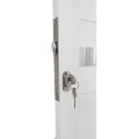 Ver imagem 3 de Porta Lambril de Alumínio Branco 2.10 x 0.80 x 0.045 com Puxador e Friso:Direita
