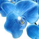 Ver imagem 2 de 1 Haste Flores Orquídeas Artificial Toque Real 3D Azul