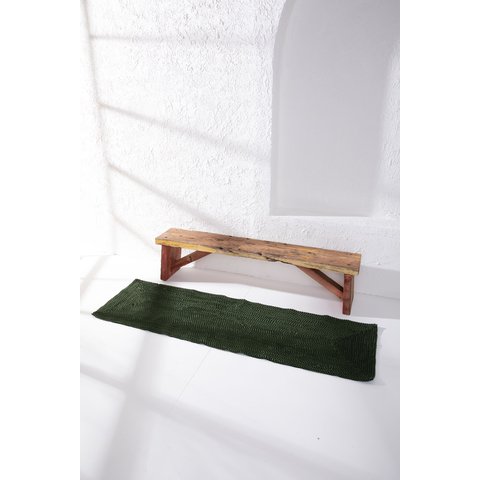 Tapete Passadeira Minimalista 1,75m Verde Musgo