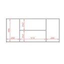Ver mais imagens de Armário Aéreo Mara 120 cm 4 Portas Moblis: Branco