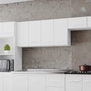 Ver imagem 2 de Armário Aéreo Mara 120 cm 4 Portas Moblis: Branco