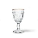 Ver imagem 1 de Jogo 6 Taças Diamond Borda Dourada 340ml
