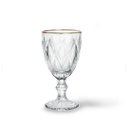 Ver imagem 1 de Jogo 6 Taças Diamond Borda Dourada 340ml