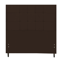 Ver imagem 1 de Cabeceira New Barcelona Estofada Com Botão de Tecido para Cama Box Casal Queen Size 164Cm Marrom - J
