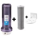 Ver imagem 1 de Filtro Agua Pou Carvão Ativado Bbi 230 Tr + Refil + Suporte Cor Transparente Voltagem Não Se