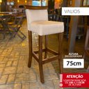 Ver imagem 2 de Kit Banqueta para Cozinha Americana 6 Unidades Bistro Balcao com Encosto Estofada Gourmet Qualidade