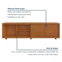 Ver imagem 4 de Rack para TV até 75 Polegadas 100% MDF 180cm Delux