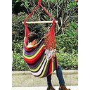 Ver imagem 3 de Cadeira Rede Balanço de Teto Suspensa Várias Cores:Vermelho