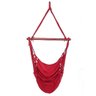 Cadeira Rede Balanço de Teto Suspensa Várias Cores:Vermelho - 1