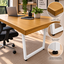 Ver imagem 2 de Mesa Industrial para Área Gourmet Madeira Maciça Lanna com Ferragem 1,20m Branco