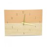 Relógio de Parede Decorativo Retangular Madeira e Terracota 18,5x26,5 cm - D'Rossi - 4
