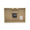 Relógio de Parede Decorativo Retangular Madeira e Terracota 18,5x26,5 cm - D'Rossi - 7