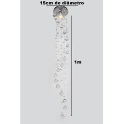 Kit 02 Lustres De Cristal Para Lateral De Cama 1m De Altura - 6