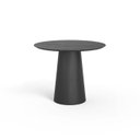 Ver imagem 1 de Mesa de Jantar Redonda 100cm Scandi 4 Lugares Lamina Natural de Madeira Preto