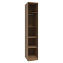 Ver imagem 2 de Guarda Roupa Modulado 01 Porta com Prateleiras 245cm Altura Setiba - Jequitibá/Offwhite