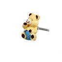 Ver imagem 2 de Puxador Gaveta Resina Urso Mamadeira Azul Bebê Infantil Quarto Cômoda Decorativo