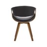 Cadeira de Jantar Nicole Rivatti Couro Madeira:preto - 5