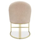 Ver imagem 3 de Poltrona Decorativa com Pés Metálico Lua - Bege