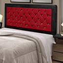 Ver imagem 2 de Cabeceira Casal Queen 160 Cm para Cama Box Berlim Preto Vermelho